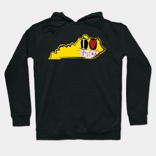 I love Kentucky Happy Face Hoodie